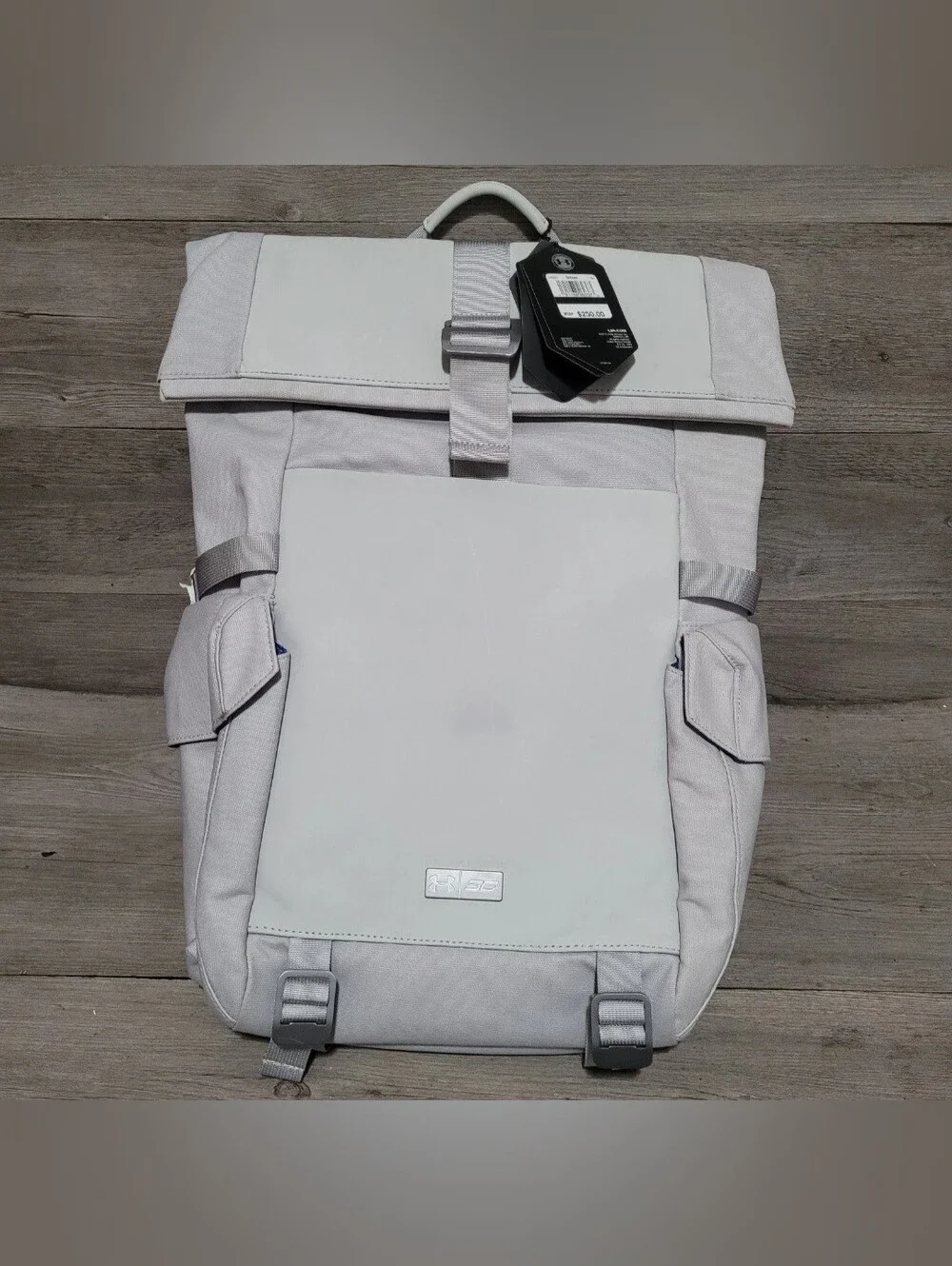 Under Armour Pro Series Steph Curry SC 30 Backpack Leather Gray Roll Up New